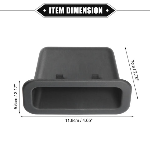 Mazda 3 (2004-2018) Black Trim Rear Trunk Lid Handle Cover
