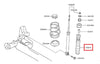 Nissan Micra K13, Versa, Sunny Rear Shock Absorber Dust Covers (2010-2017)