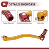 Kayo T6 Gold Tone Red Folding Gear Shifter Lever
