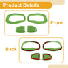 Jeep Renegade (2015-2023) 4 x Green ABS Interior Door Handle Bowl Cover Trim