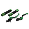 Thruxton / Street Cup Extendable Brake Clutch Lever Handlebar Grip Set