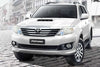 Toyota Hilux Fortuner Chrome Mirror Covers with LED Signals (2012-2014)
