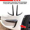 Tesla Model Y Adhesive Bumper Side C Canards Covers Trims (2020–2024)