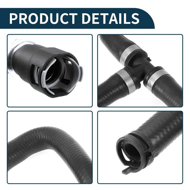 Ford Edge 2.0L (2015-2023) 1 x Rubber Radiator Hose Heating Water Pipe