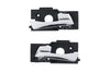 HYUNDAI ACCENT 2 x Front Left & Right Chrome Inner Door Handle (2011-2019)
