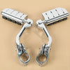 Highway Engine Guards Chrome 32mm 1-1/4" Long Angled Foot Pegs