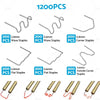 Plastic Welder Car Bumper Repair 1200PCS Steel Hot Stapler Staples