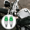 Honda Yamaha 2 x M5x0.8 Motorcycle Screw Fork Air Bleeder Valve Green