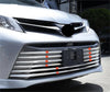 Toyota Sienna (2018-2020) 10 x pcs Chrome Front Lower Grille Stripe Cover Trim