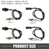 BMW 325i 3 Series 4pcs O2 Oxygen Sensors (2003-2005)