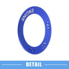 Dodge Charger Challenger Aluminum Alloy Blue Engine Start Button Sticker