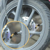 Car / Motorcycle Tire Valve Stem / 10pcs / 120 Degree Snap-in Rubber Base