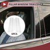 Nissan Altima 6 Pcs Chrome Silver Door Pillar Trim (2002-2006)