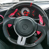Toyota 86, Subaru BRZ, Scion FR Flat Bottom Carbon Leather Steering Wheel (2012-2020)