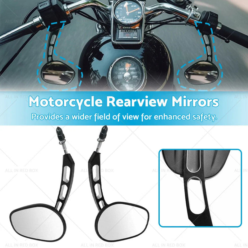 Harley Davidson Electra Super Glide Dyna Rearview Mirrors