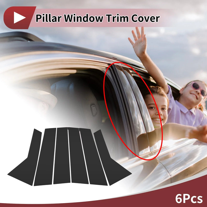 Hyundai Veracruz Front Rear Left Right Door Pillar Window Trim (2007-2012)