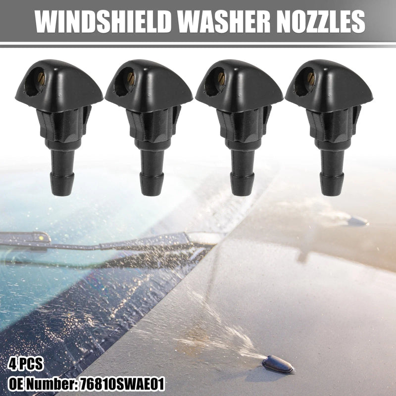 Honda Civic 4pcs Windshield Wiper Washer Nozzle Spray Jet (2006-2011)
