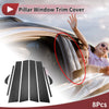 Toyota Camry 8 Pcs/Car Door Pillar Window Trim/Carbon Fiber (2018–2023)