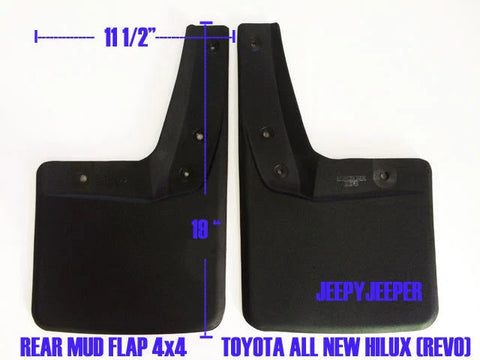 Toyota Hilux Revo M80 M70 SR5 4x4 Mud Flap Guards (2015)