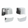 Chevy Silverado GMC Sierra 4 x Chrome Tow Mirror Cover Caps (2014-2019)