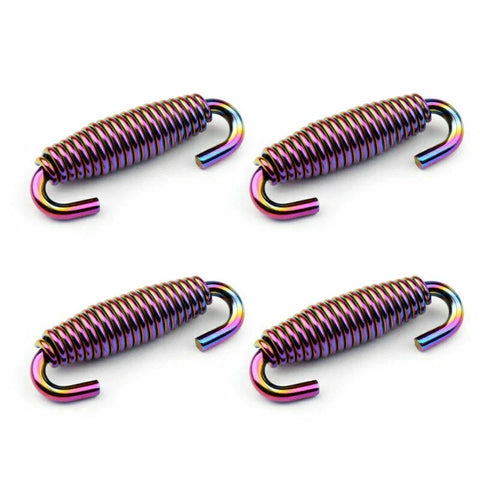 Universal Stainless Steel Manifold 4pcs Exhaust Springs