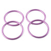 Audi A1 S1 2010-2018 Purple 4 x Air Condition Vent Outlet Inner Ring Trim