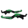 BMW G310R G310GS (2017-2021) Pair CNC Green Extendable Brake Clutch Levers