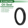 Make Model Oil Seal / 60x72x8mm / Seal Ring Rotary Shaft NBR Black