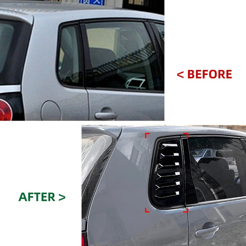 VW Polo MK4 9N3 Rear Window Louver Cover (2001-2009)