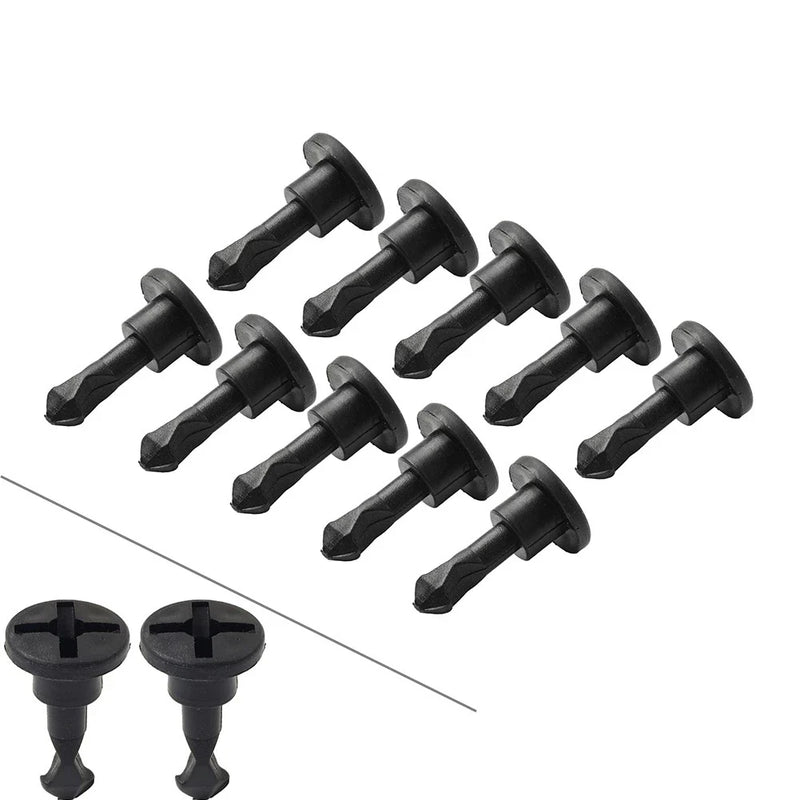 Audi Volkswagen 1.8L 10 x Engine Cover Trim Fixing Bolt Clips (2000-2005)