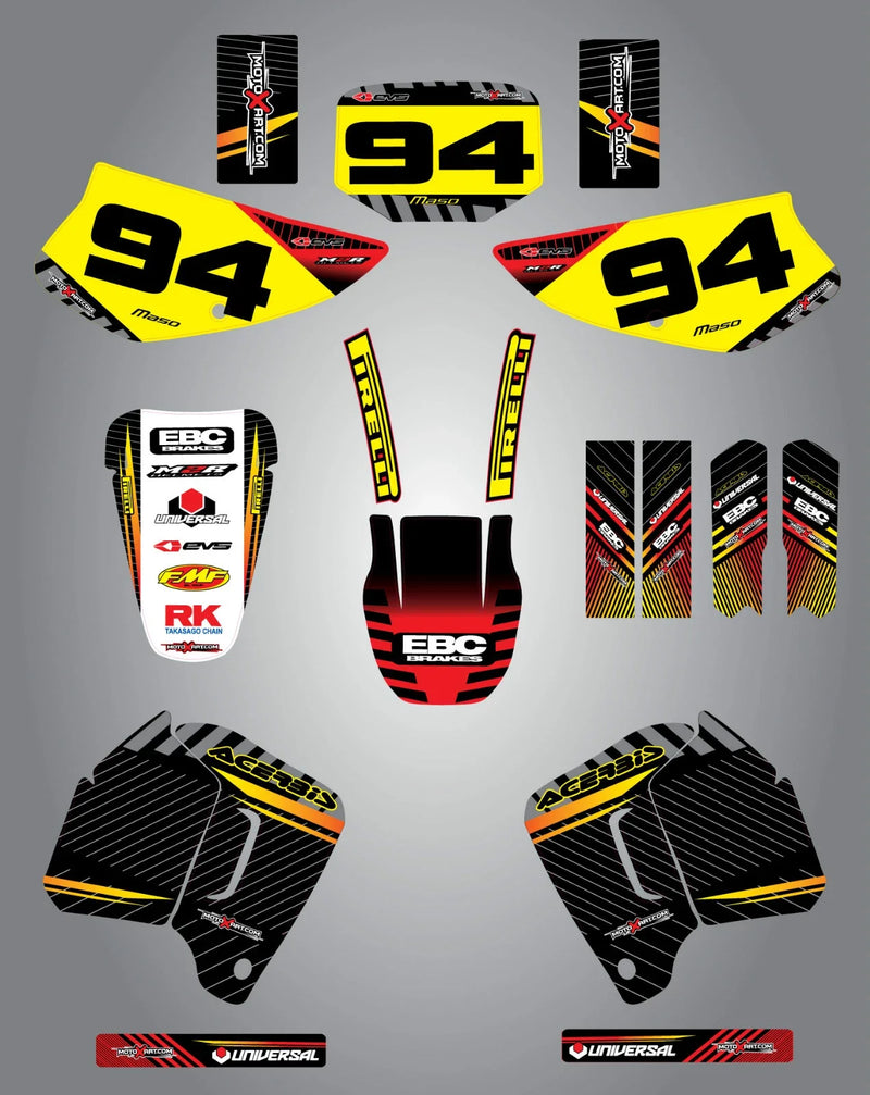 Honda XL 200 (1994-2003) Stickers AUSSIE PRIDE Custom Graphic Kit