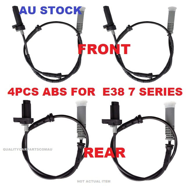 4PCS ABS Sensor FIT BMW E38 Front & Rear 728i 730i 735i