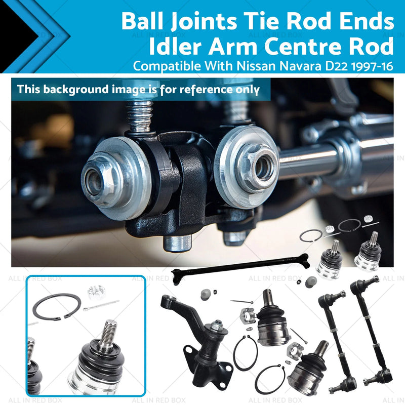 Nissan Navara D22 Ball Joints, Idler Arm, Tie Rod Ends (1997-2016)