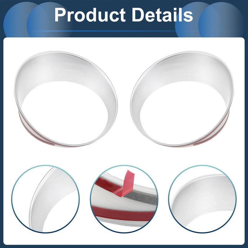 Jeep Wrangler Headlight Trim Bezels (2025)