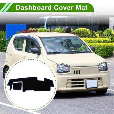 Suzuki Spacia MK53S (2017-Current) Black Blue Polyester Dashboard Cover