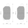 Toyota Corolla ZRE152R ZRE153R 2 x Rear Disc Brake Pads (2007-2014)