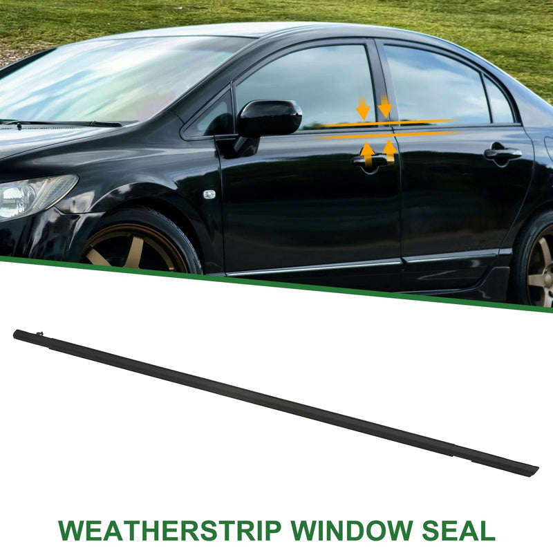 Honda Civic Front Left Weatherstrip Window Seal (2006-2011)