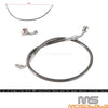 Harley Softail Street Bob FXBBS 25.5" Silver Brake Line (2021-2023)