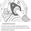 Dodge NV4500 4x4 Cummins 5th Gear Nut Wrench (1998-2007)