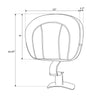 Harley Touring Street Electra Glide Black Driver Rider Backrest (09-23)