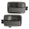 Inner Interior Door Handle Gray Pair Fits 1981-1995 Isuzu TFR KBZ KB Ute Truck