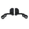 Harley Touring 1-1/4" Engine Guards Long Angled Foot Pegs Rest Mount
