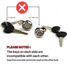 Door Lock Safety Key Set L+R Fits Toyota Hilux LN50 LN56 Pickup Truck 84-88 D08