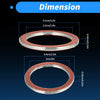 Lexus IS300 2001-2005 Exhaust Pipe Gasket (2 x Muffler Rings)