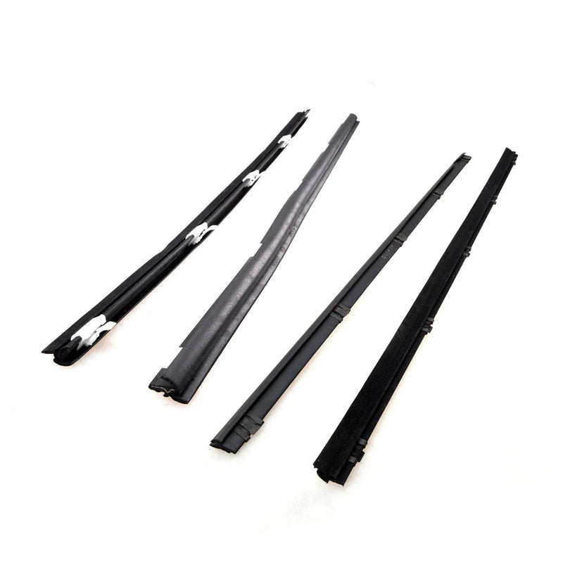Toyota Land Cruiser BJ70 FJ75 1984-1990 Front Door Glass Weatherstrip Vent Set