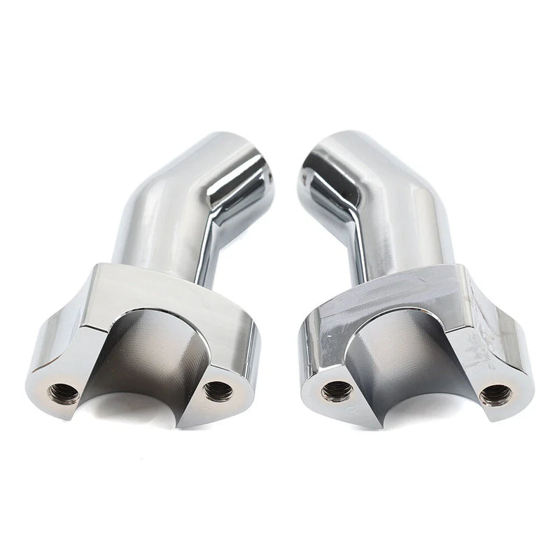 Harley Dyna Softail Road King 3.5" Chrome Pullback Handlebar Risers