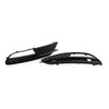 Audi A5 2 x Front Bumper Black Fog Light Grille Cover (2012-2016)
