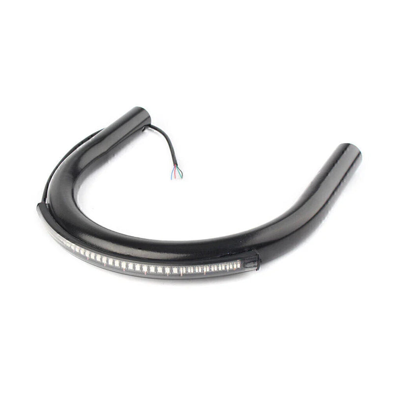 Honda CB250, CB600 Stainless Steel Rear Seat Hoop Frame w/ LED Turn Signals