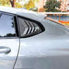 BMW X4 Carbon Style Rear Window Louver Vent Cover (2018–2024)