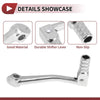 Honda CRF50 Folding Gear Shifter Lever Silver Tone